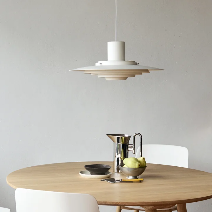 &Tradition - P376 Pendelleuchte, KF1 / matt weiß