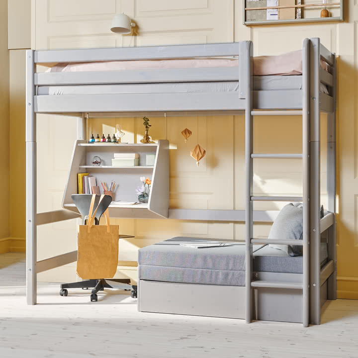 Flexa - Sleep Schaummatratze für White Casa Hochbett, grau