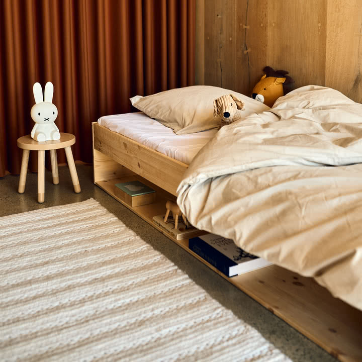 Flexa - Grow Doppelbett mit Regal, raw