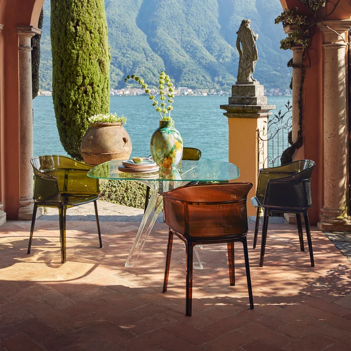 Kartell - Papyros Armlehnstuhl, bernstein