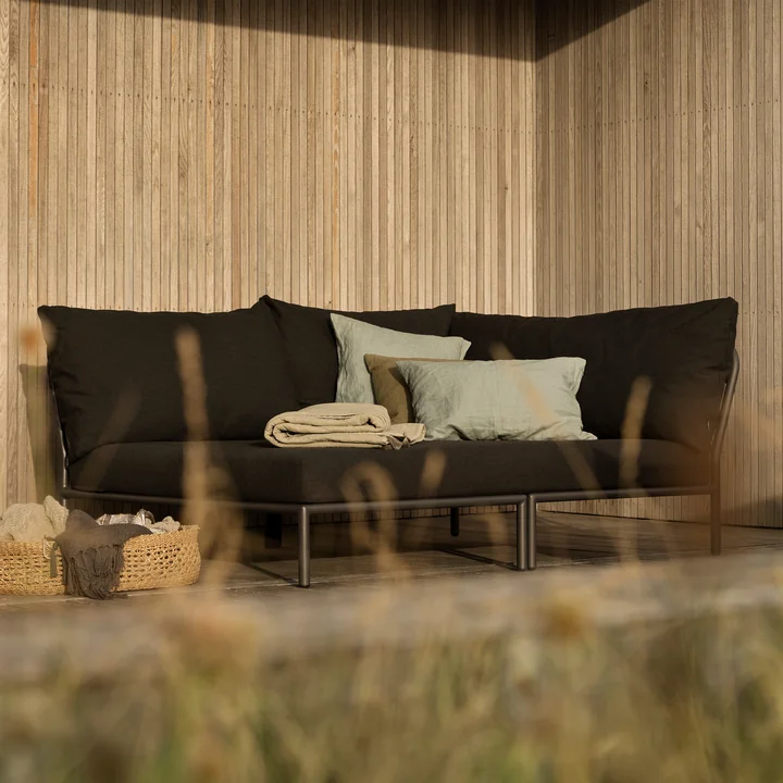 HOUE - Level 2 Cozy Sofa, links, dark grey / charcoal