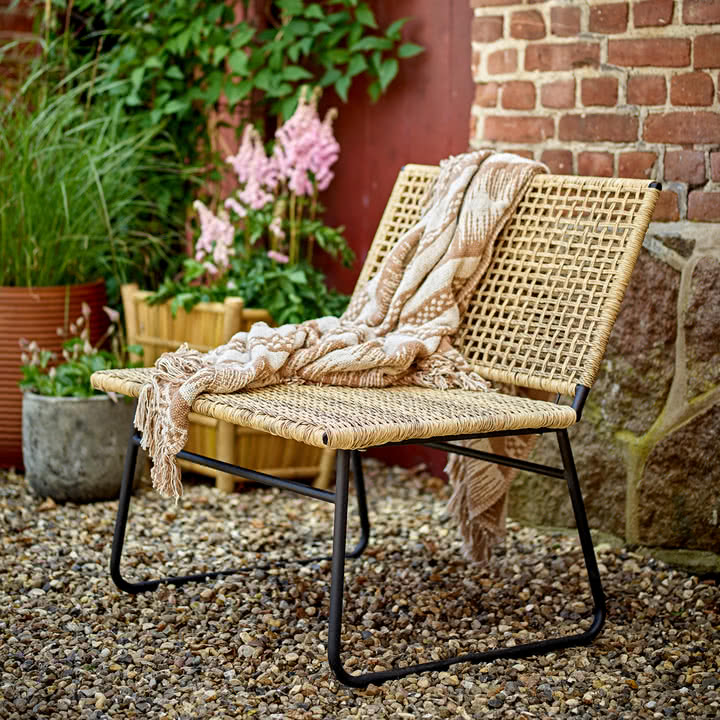 Bloomingville - Vallone Loungestuhl, natur