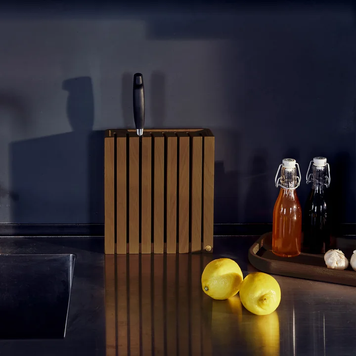 Andersen Furniture - Messerblock, Esche geräuchert / geölt