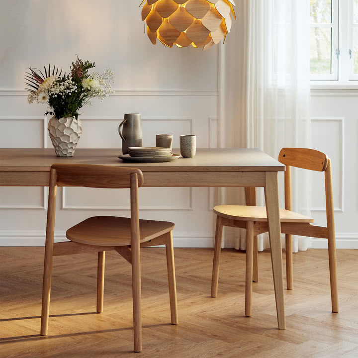Andersen Furniture - Unite Stuhl, Eiche weiß pigmentiert