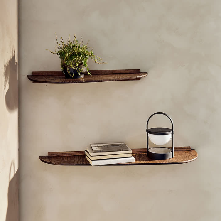 Andersen Furniture - Wandablage, Esche geräuchert / geölt /59 x 25 cm