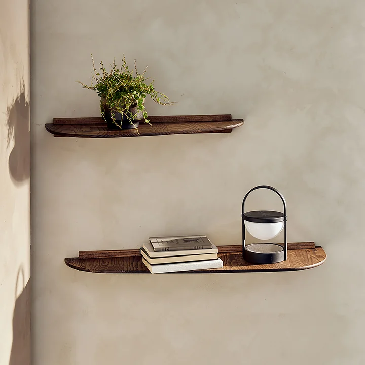 Andersen Furniture - Wandablage, Esche geräuchert / geölt /59 x 25 cm