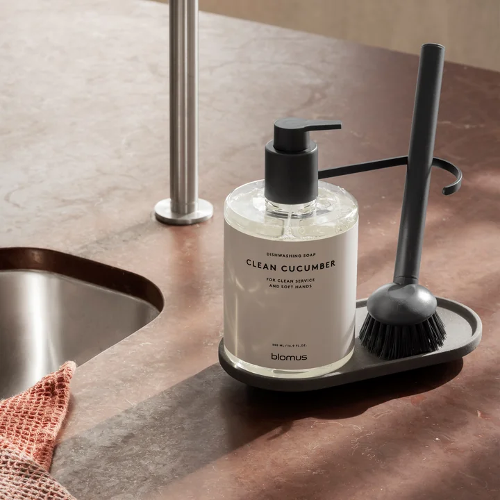 Blomus - Dhuva Spülorganizer mit Spülbürste, mourning dove