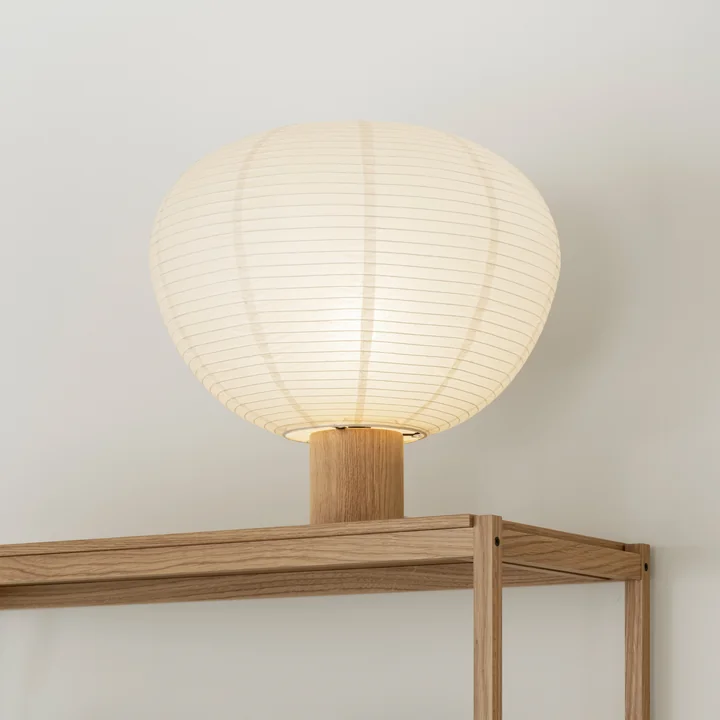 Blomus - Kami Tischleuchte, Ø 46 x 45 cm, Eiche