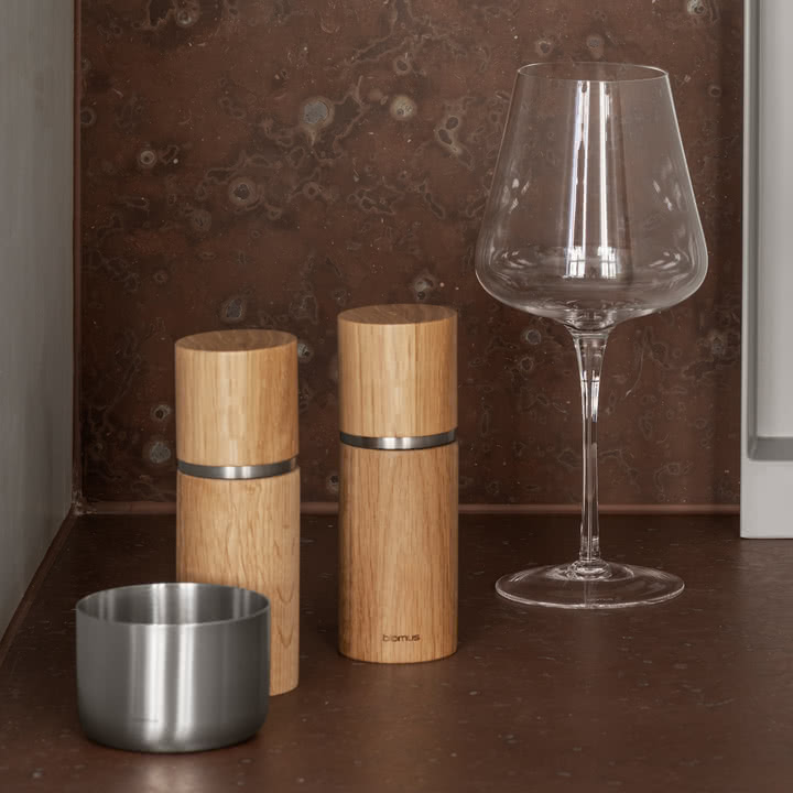 Blomus - Pepe Salz- und Pfeffermühle, eiche (2er Set)