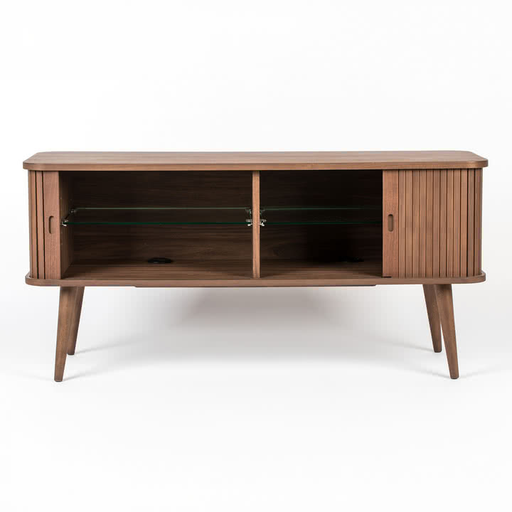 Zuiver - Barbier Sideboard mit Schiebetüren, Walnuss