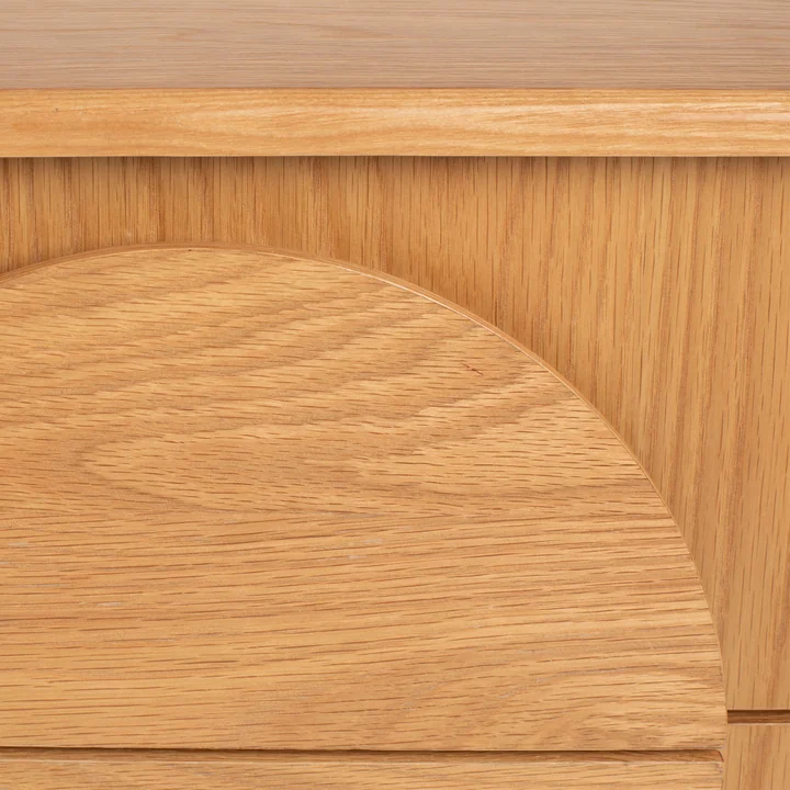 Zuiver - Groove Nachttisch, Eiche