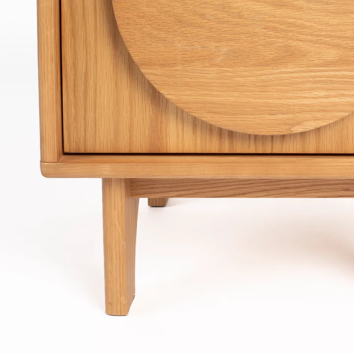 Zuiver - Groove Nachttisch, Eiche