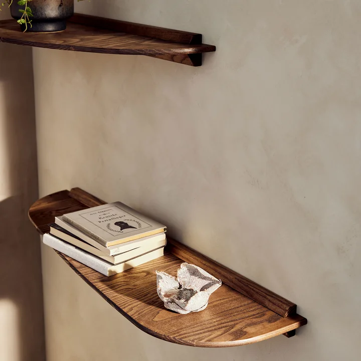 Wandablage, Esche geräuchert von Andersen Furniture