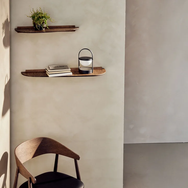 Wandablage, Esche geräuchert von Andersen Furniture