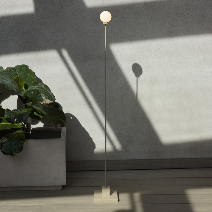 Northern - Snowball LED Stehleuchte mit Akku, graubeige