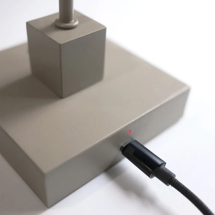 Northern - Snowball LED Tisch- und Stehleuchte mit Akku, graubeige