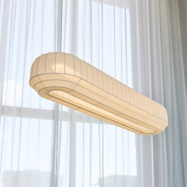 Northern - Tradition LED Pendelleuchte, linear, L 120 cm, off-white
