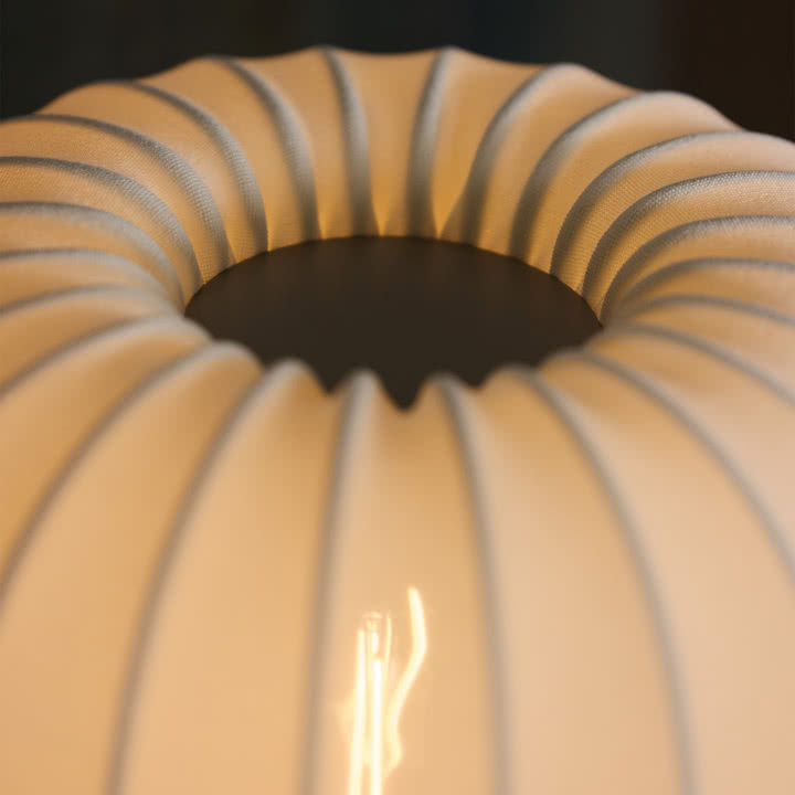 Northern - Tradition Tischleuchte, Ø 29 cm / H 39 cm, offwhite / graubeige