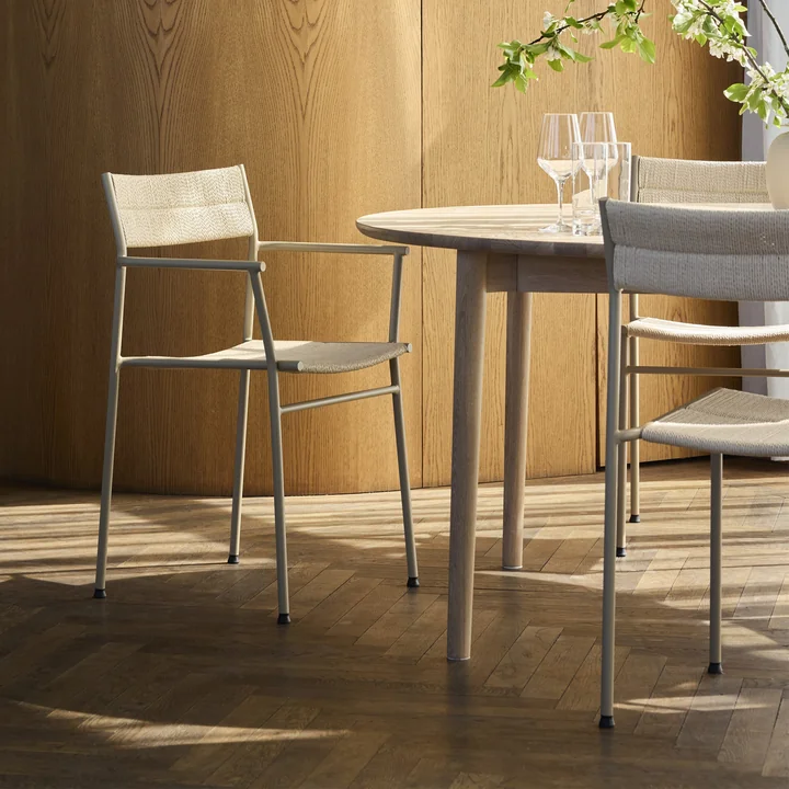 Northern - Vev Armlehnstuhl, graubeige / natur