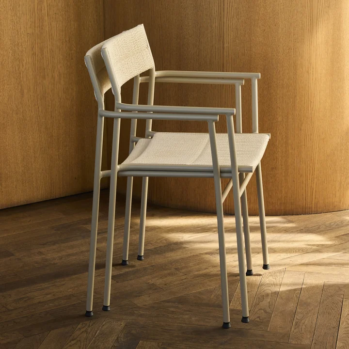 Northern - Vev Armlehnstuhl, graubeige / natur