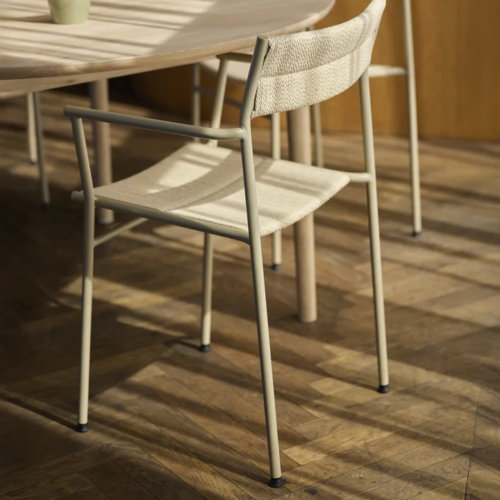 Northern - Vev Armlehnstuhl, graubeige / natur