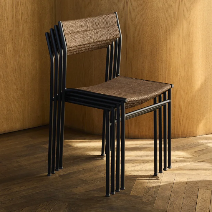 Northern - Vev Stuhl, schwarz / braun