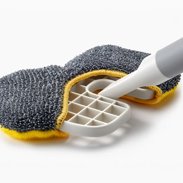 Joseph Joseph - CleanTech 2-in-1 Mikrofaser-Handwischer, light stone