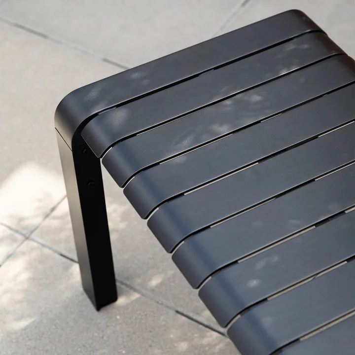 Zuiver - Vondel Gartenbank, schwarz