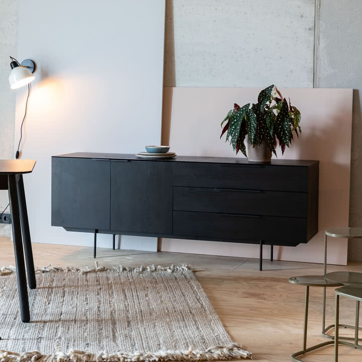 Zuiver - Travis Sideboard, schwarz