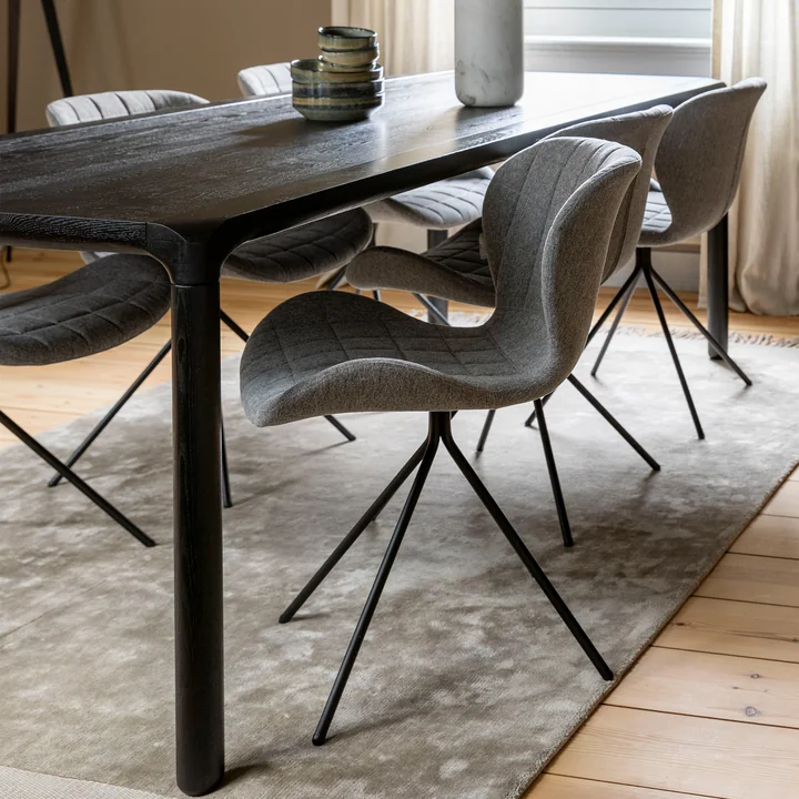 Zuiver - Storm Esstisch, schwarz