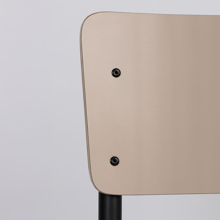 Zuiver - Back to School Stuhl, beige matt