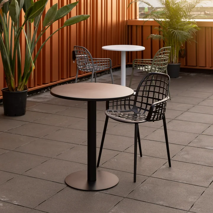 Zuiver - Metsu Bistrotisch, schwarz