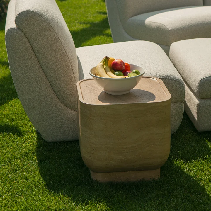 Zuiver - Noble Beistelltisch quadratisch, beige