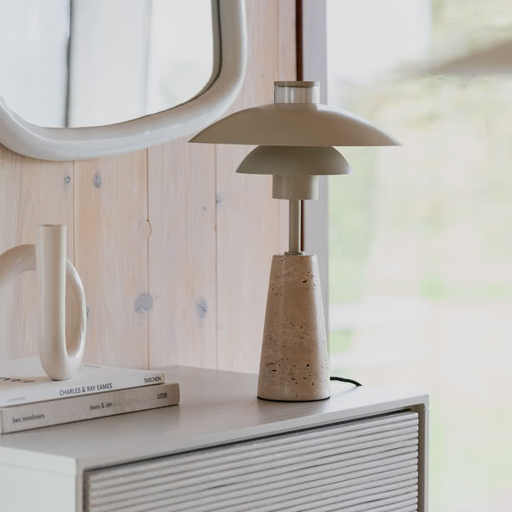 Zuiver - Cole LED-Tischleuchte, beige