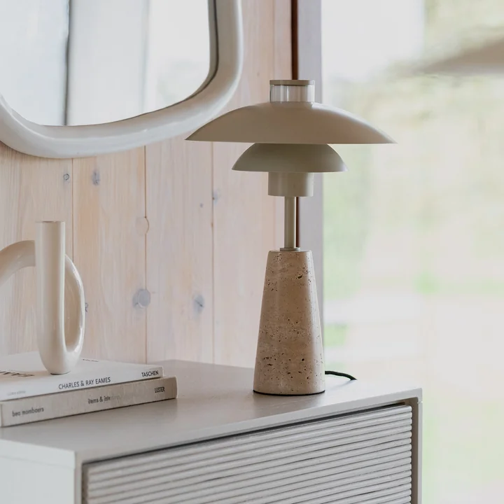 Zuiver - Cole LED-Tischleuchte, beige