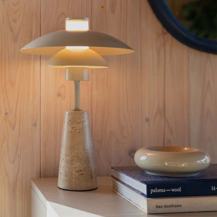 Zuiver - Cole LED-Tischleuchte, beige