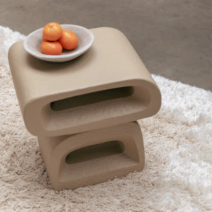 Zuiver - Eddy Beistelltisch, beige