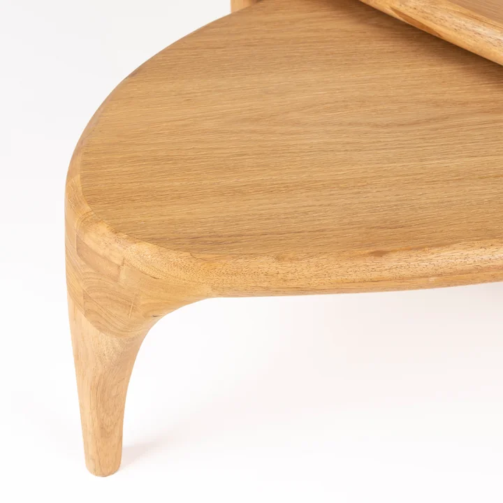 Zuiver - Isla Couchtisch, Eiche (2er-Set)