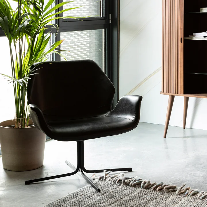 Zuiver - Nikki Lounge Chair, all black