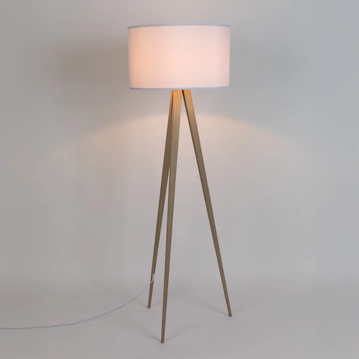 Zuiver - Tripod Wood Stehleuchte, Eiche / weiß