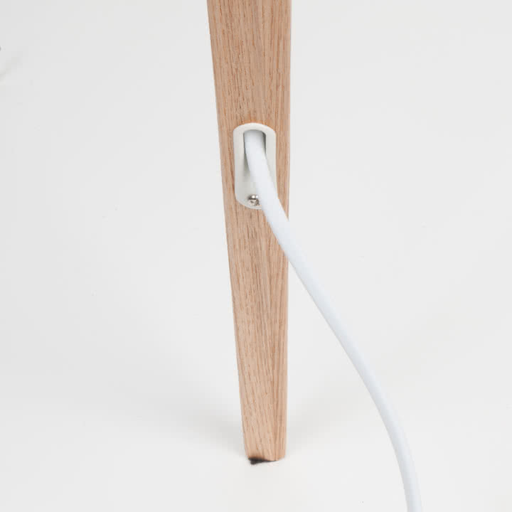 Zuiver - Tripod Wood Stehleuchte, Eiche / weiß