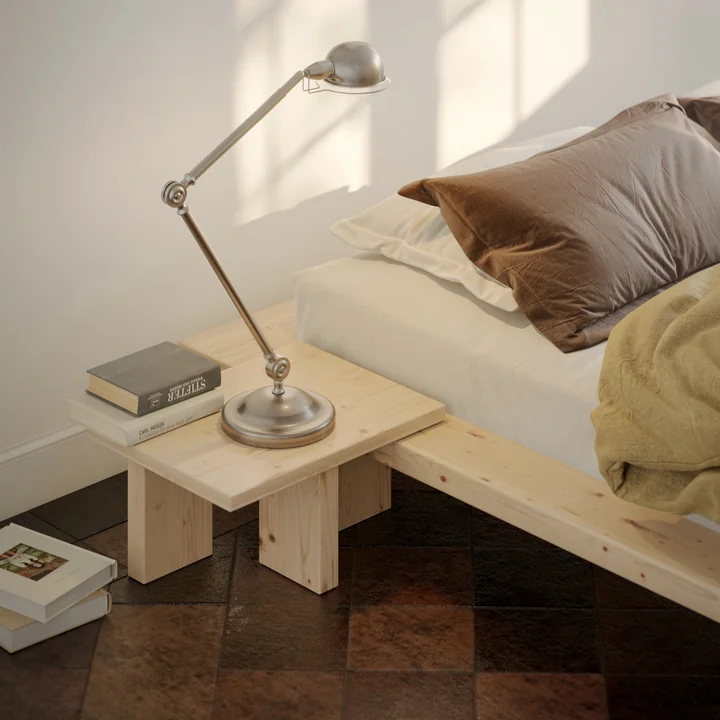 Karup - Japan Nachttisch, 45 x 34 x 23 cm, Kiefer natur