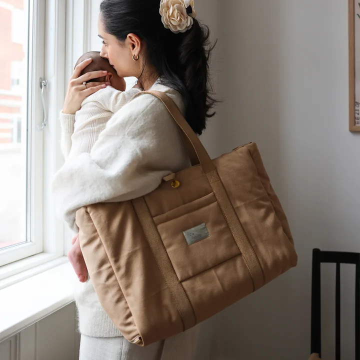 Cam Cam Copenhagen - Faltbare Wickeltasche, latte