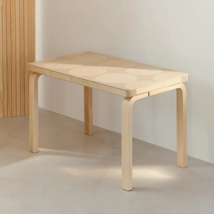 Artek - Bank 153B, kivet, Birke natur