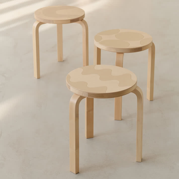 Artek - Artek x Marimekko Kollektion, Hocker