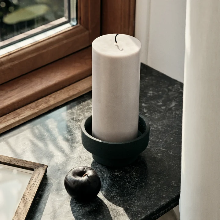 Broste Copenhagen - Anker Kerzenständer, Ø 10 cm, schwarz