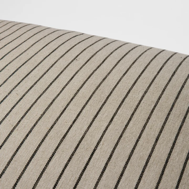 Broste Copenhagen - Karen Kissenbezug, hellbeige / schwarz