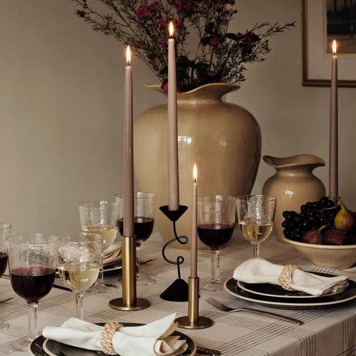 Broste Copenhagen - Maro Kerzenständer, Messing