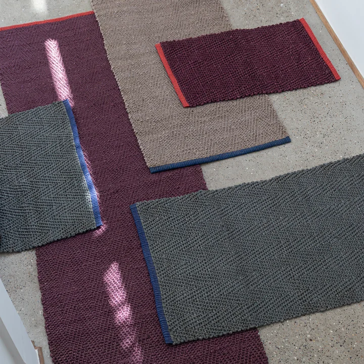 Mette Ditmer - Notes Juteteppich und Fußmatte