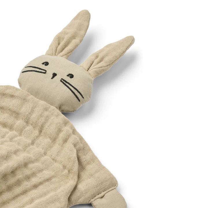 LIEWOOD - Amaya Kuscheltuch Hase, mist (1550)